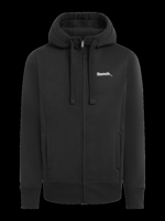 BENCH Heren hoodie of vest (zwart (sweatjack), M)