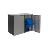 ContainerBox Alex Variant 2 Kwartsgrijs Metallic - Biohort