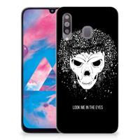 Silicone Back Case Samsung Galaxy M30 Skull Hair