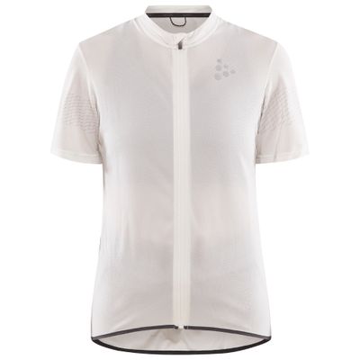 Craft Core Endurance lumen fietsshirt korte mouw aswit dames XL