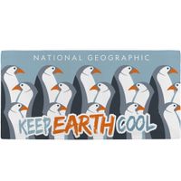 National Geographic Strandlaken Pinguins - 70 x 140 cm - Katoen - thumbnail