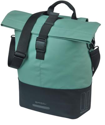 Basil Cove shopper mik 14-16l 14 x 29 x 36 cm - groen/zwart Basil Cove shopper mik 14-16l 14 x 29 x 36 cm - groen/zwart