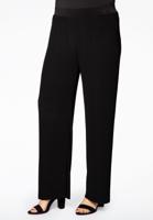 Yoek Broek plissé | Zwart | Maat 46/48