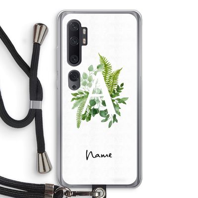 Green Brush: Xiaomi Mi Note 10 Pro Transparant Hoesje met koord