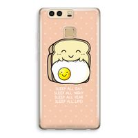 Sleep All Day: Huawei P9 Transparant Hoesje