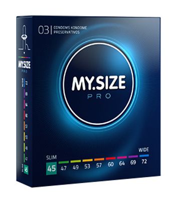 MySize 45 - Smallere Condooms 3 stuks