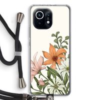 Floral bouquet: Xiaomi Mi 11 Transparant Hoesje met koord