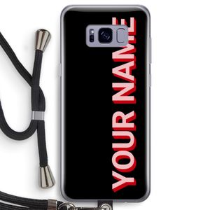 Namecase: Samsung Galaxy S8 Transparant Hoesje met koord