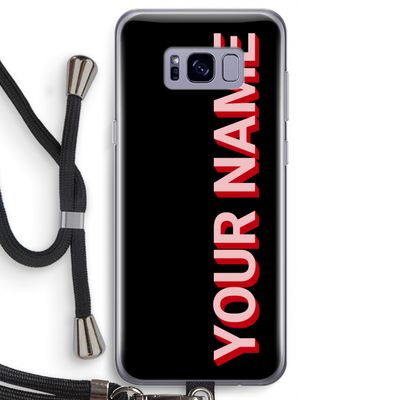 Namecase: Samsung Galaxy S8 Transparant Hoesje met koord