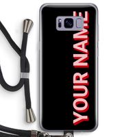Namecase: Samsung Galaxy S8 Transparant Hoesje met koord