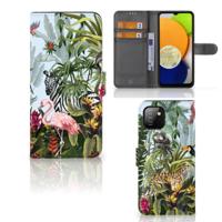Telefoonhoesje | Met pasjeshouder | voor Samsung Galaxy A03 Jungle