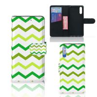 Huawei P20 | Telefoon Hoesje | Zigzag Groen Huawei P20 | Telefoon Hoesje | Zigzag Groen