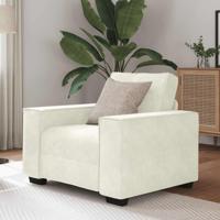 Fauteuil Crme 60 cm Fluweel Fauteuil Crme 60 cm Fluweel