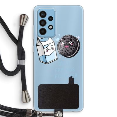 Best Friend Forever: Samsung Galaxy A52 Transparant Hoesje met koord