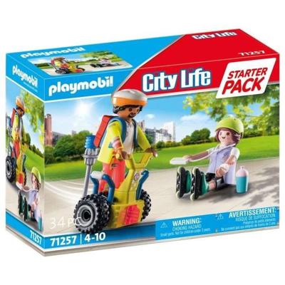 Playmobil - 71257 - City Action Les Secouristes - Starter Pack - Supervisor met Segway
