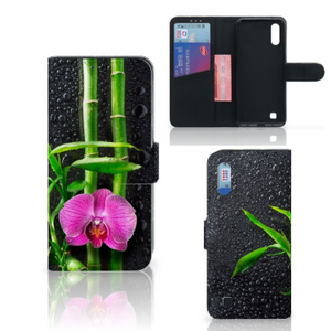 Samsung Galaxy M10 Hoesje Orchidee