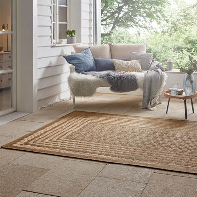 Jute Vloerkleed Woods Mokka 240x340 Cm Laagpolig NORTHRUGS - Dekbed-Discounter.nl