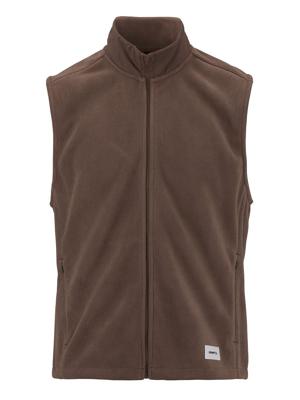 Craft Subz Fleece hardloopvest mouwloos bruin heren