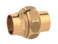 Kirchhoff Schroefkoppeling van rood messing, blank, 28 mm, conische afdichting, 2 sockets (4340) - 989245255