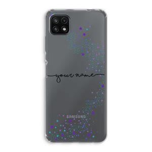 Sterren: Samsung Galaxy A22 5G Transparant Hoesje