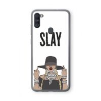 Slay All Day: Samsung Galaxy A11 Transparant Hoesje Slay All Day: Samsung Galaxy A11 Transparant Hoesje