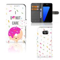 Samsung Galaxy S7 Edge | Book Cover | Donut Roze
