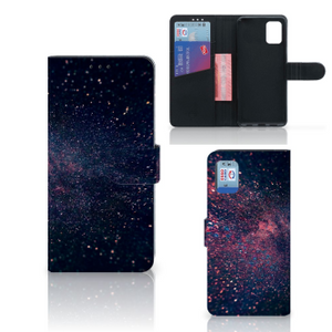 Samsung Galaxy A31 Book Case Stars