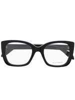 Alexander McQueen Eyewear lunettes de vue à monture papillon - Noir