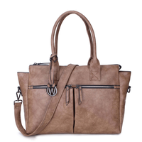 Wimona Catarina Dames laptoptas 15 inch Taupe - thumbnail