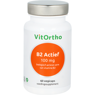 Vitortho Vitamine B2 Actief 100mg Vegicaps
