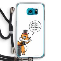 Geen Gezeik: Samsung Galaxy S6 Transparant Hoesje met koord