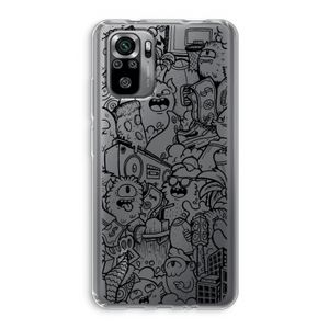 Vexx Black City : Xiaomi Redmi Note 10S Transparant Hoesje
