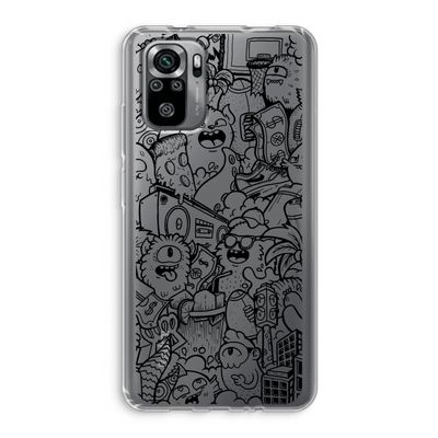 Vexx Black City : Xiaomi Redmi Note 10S Transparant Hoesje