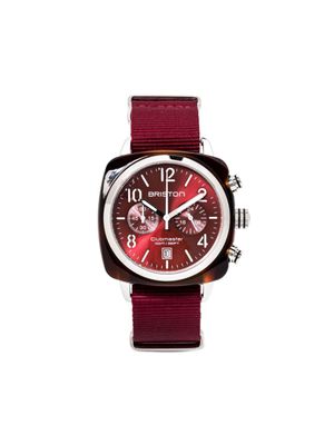 Briston montre Clubmaster Classic 40 mm - Rouge