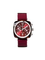 Briston montre Clubmaster Classic 40 mm - Rouge