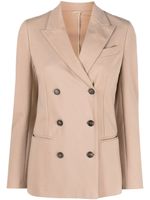 Brunello Cucinelli blazer à boutonnière croisée - Tons neutres