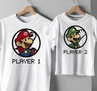 Kinder t-shirt Camiseta mario y luigi
