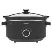 Tomado TSC3501B - Slowcooker - 3.5 liter - Keramische binnenpan - 3 warmtestanden - PFAS vrij - Zwart