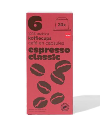 HEMA Koffiecups Espresso Classic - 20 Stuks