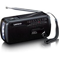 Lenco noodradio - preppen/noodpakket - met handzwengel - incl zaklamp en powerbank