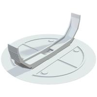 OBO Bettermann 2004634 Veerdeksel (Ø x d) 80 mm x 1 mm 25 stuk(s)