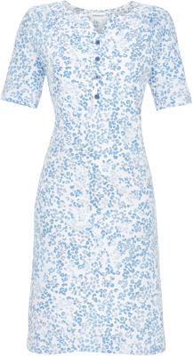 Katoenen nachthemd blauw panterprint