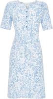 Katoenen nachthemd blauw panterprint