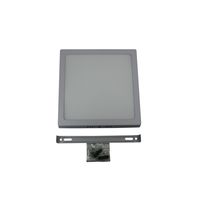 LED lamp / plafondlamp 18W aluminium en mat glas 20,5 x 20,5 cm - thumbnail