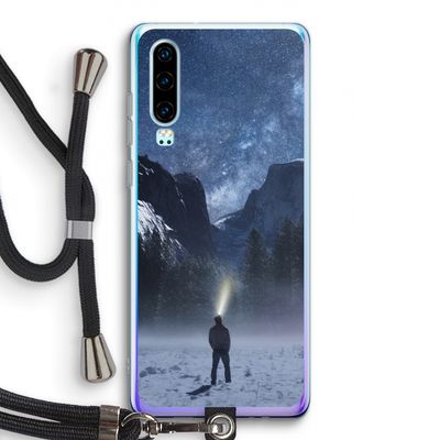 Wanderlust: Huawei P30 Transparant Hoesje met koord