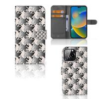 iPhone 14 Pro Max | Telefoonhoesje | Met pasjeshouder | Salamander Grey