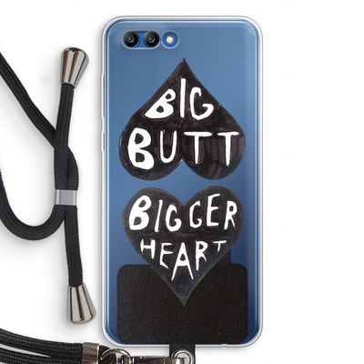Big butt bigger heart: Honor 10 Transparant Hoesje met koord