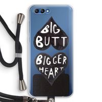Big butt bigger heart: Honor 10 Transparant Hoesje met koord
