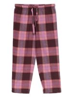 MC2 Saint Barth Kids bas de pyjama à motif tartan - Violet - thumbnail