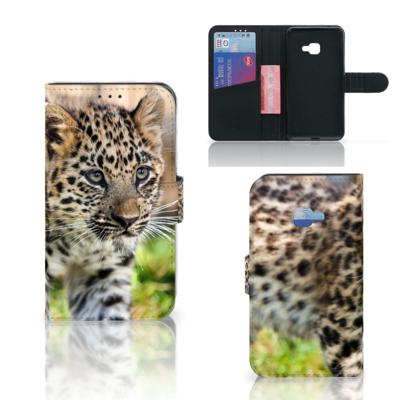 Samsung Galaxy Xcover 4 | Xcover 4s | Telefoonhoesje | Met pasjeshouder | Baby Luipaard